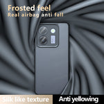 For Xiaomi Poco M7 Pro 5G Case Skin-Touch TPU + PC Matte Phone Back Cover, Transparent Black