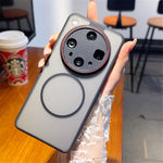 For Oppo Find X8 Ultra 5G Magnetic Case TPU + PC Matte Phone Back Cover