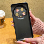 For Xiaomi 14 Ultra Magnetic Case Splicing Color PC + PU Leather Phone Back Cover