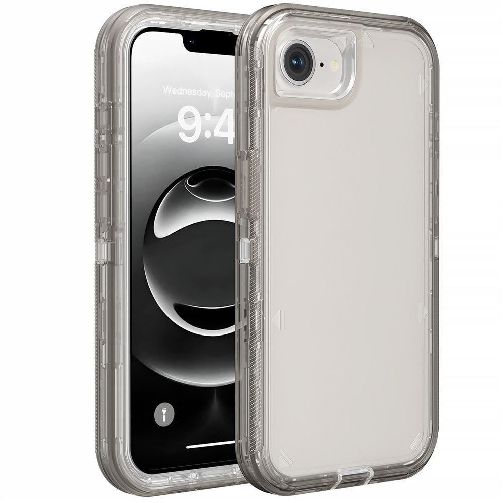 iPhone 17e/16e-skal, 3-i-1, avtagbart, stötsäkert TPU + PC-bakstycke