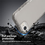 For iPhone 17e / 16e Case 3 in 1 Detachable Shockproof TPU + PC Phone Back Cover