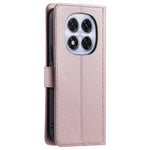 For Xiaomi Redmi Note 14 Pro 4G Case Wallet Rhombus Grid PU Leather Phone Cover with Shoulder Strap / Wrist Strap