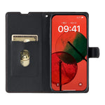 For Xiaomi Redmi Note 14 Pro 4G Case Dots Imprinted PU Leather Flip Phone Cover with Card Slot, Strap