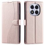 For Xiaomi Redmi Note 14 Pro 4G Case Dots Imprinted PU Leather Flip Phone Cover with Card Slot, Strap