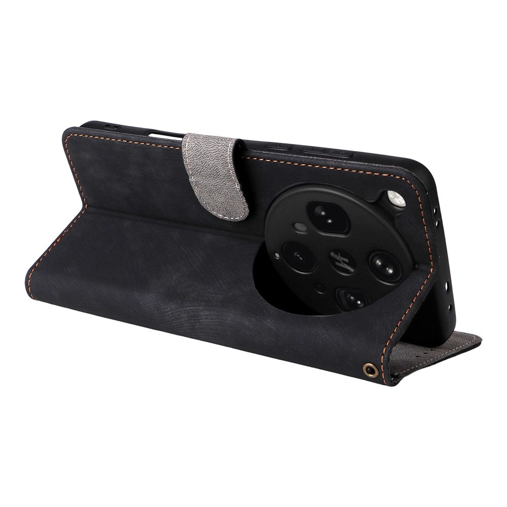 For Oppo Find X8 Ultra 5G Case Wallet RFID Blocking PU Leather Cover Stand with Strap