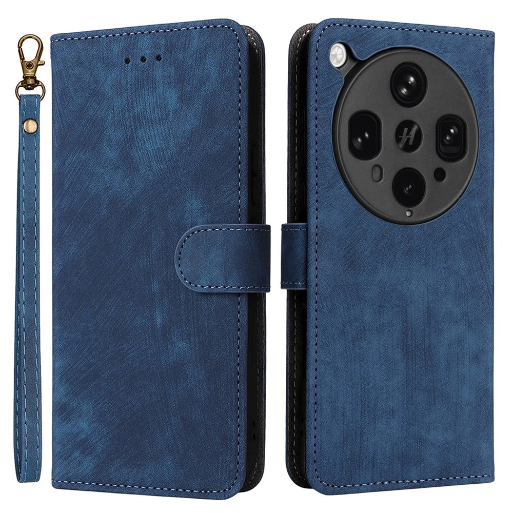 For Oppo Find X8 Ultra 5G Case Wallet RFID Blocking PU Leather Cover Stand with Strap