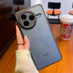 For Xiaomi Redmi K80 5G / Poco F7 Pro 5G Case Red Lens Ring Shockproof TPU + PC Translucent Phone Cover