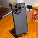 For Xiaomi Redmi K80 5G / Poco F7 Pro 5G Case Red Lens Ring Shockproof TPU + PC Translucent Phone Cover