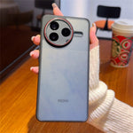 For Xiaomi Redmi K80 5G / Poco F7 Pro 5G Case Red Lens Ring Shockproof TPU + PC Translucent Phone Cover