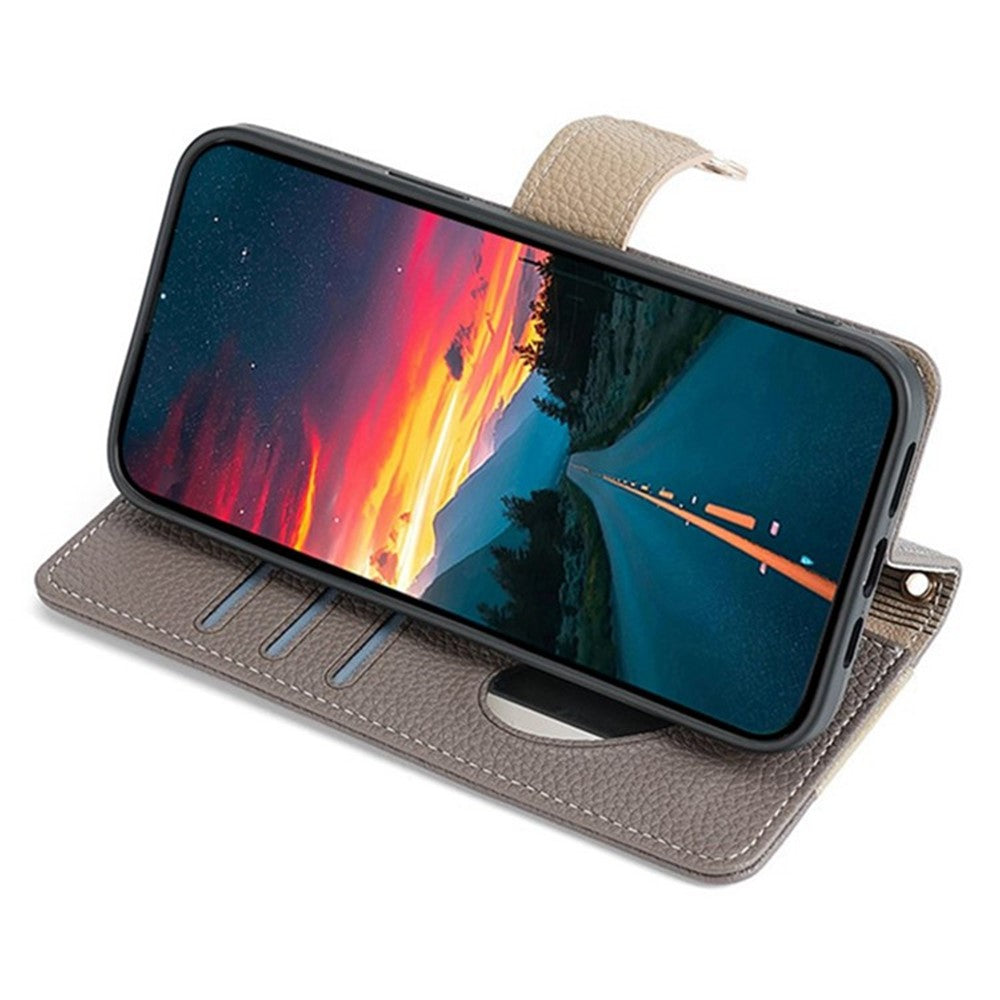 For Xiaomi 15 Ultra Case Mirror Wallet Leather Phone Cover with Chain Shoulder Strap