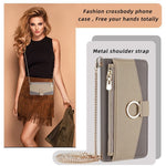 For Xiaomi 15 Ultra Case Mirror Wallet Leather Phone Cover with Chain Shoulder Strap