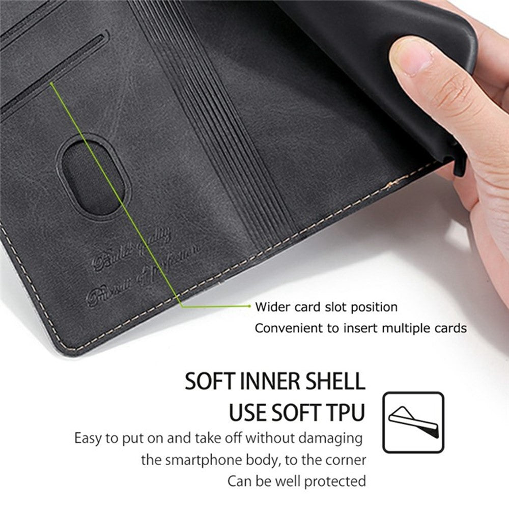 For Xiaomi Redmi Note 14 4G (164.84mm) Case Contrast Color Wallet Leather Phone Cover