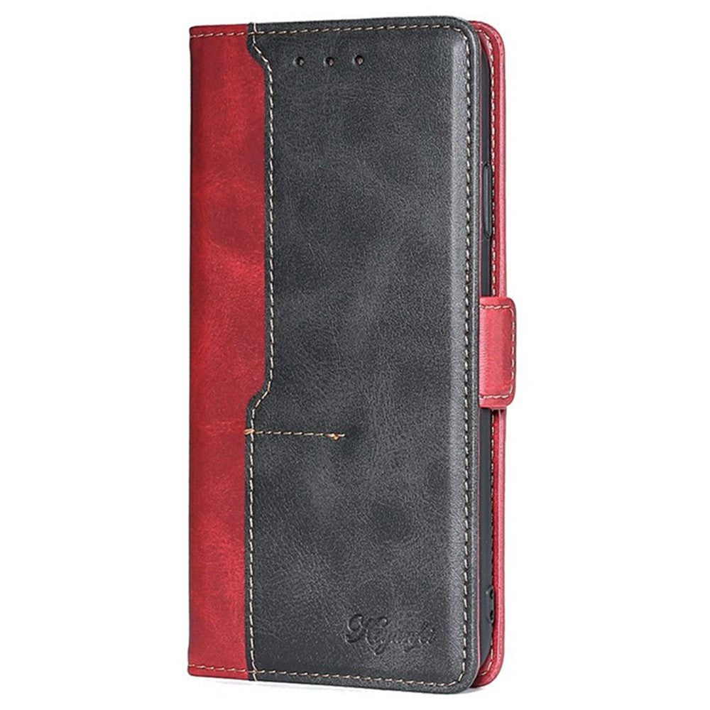 For Honor X8c 4G Case Contrast Color Wallet Leather Phone Cover