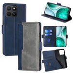 For Honor X8c 4G Case Contrast Color Wallet Leather Phone Cover