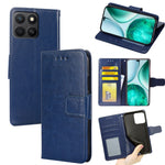 For Honor X8c 4G Case Wallet PU Leather + TPU Folding Stand Phone Cover