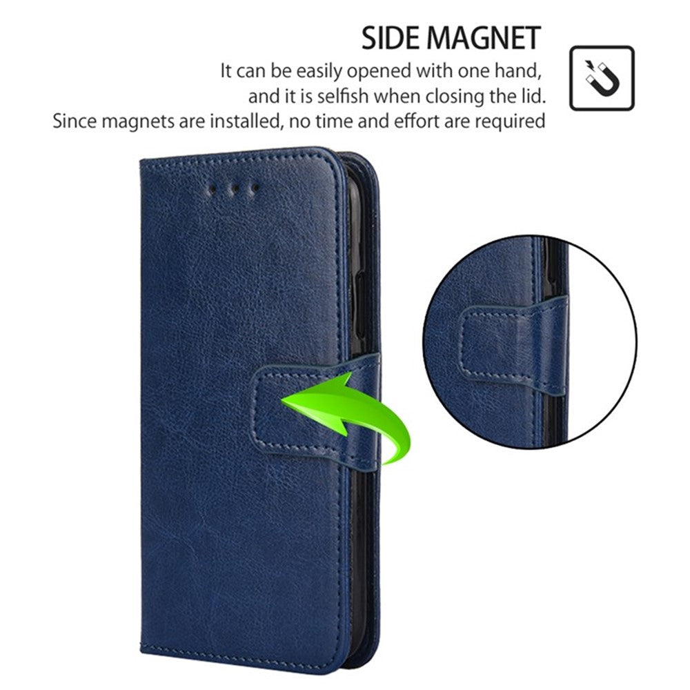 For Honor X8c 4G Case Wallet PU Leather + TPU Folding Stand Phone Cover