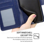 For Honor X8c 4G Case Wallet PU Leather + TPU Folding Stand Phone Cover