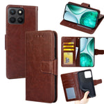 For Honor X8c 4G Case Wallet PU Leather + TPU Folding Stand Phone Cover