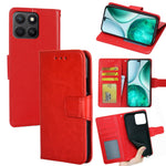 For Honor X8c 4G Case Wallet PU Leather + TPU Folding Stand Phone Cover