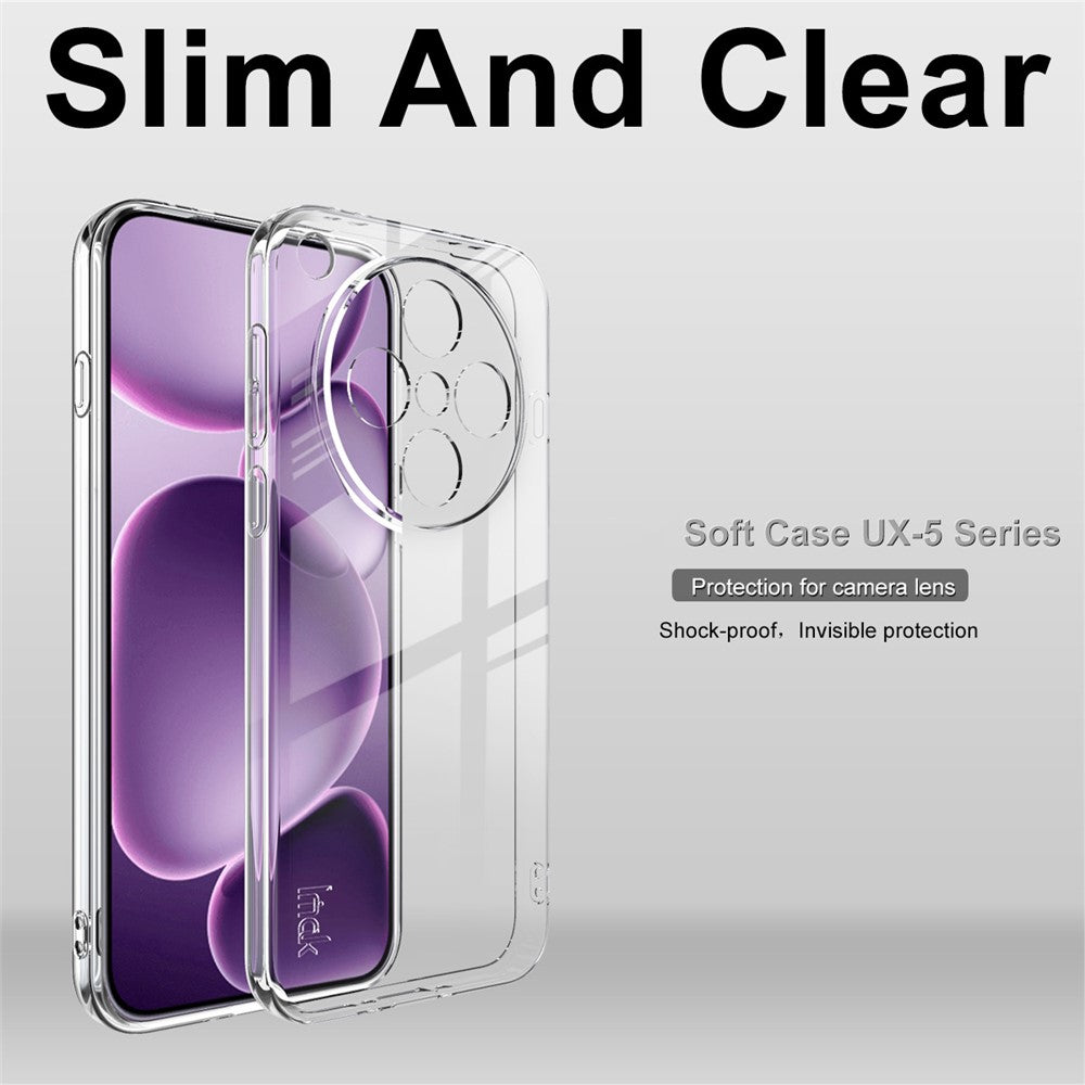 IMAK UX-5 Series For Oppo Find X8s+ 5G Case Shockproof TPU Clear Slim Back Shell