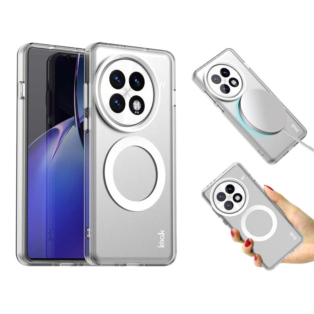 IMAK Magnetiskt Skal För OnePlus 13 Godisfärgat Stötfångande TPU + PET Bakstycke