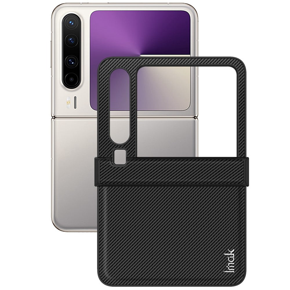 IMAK Ruiyi Series for Huawei Pura X Case  Carbon Fiber Texture Leather + PC Phone Cover