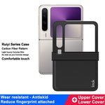 IMAK Ruiyi Series for Huawei Pura X Case  Carbon Fiber Texture Leather + PC Phone Cover