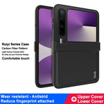 IMAK Ruiyi Series for Huawei Pura X Case  Carbon Fiber Texture Leather + PC Phone Cover