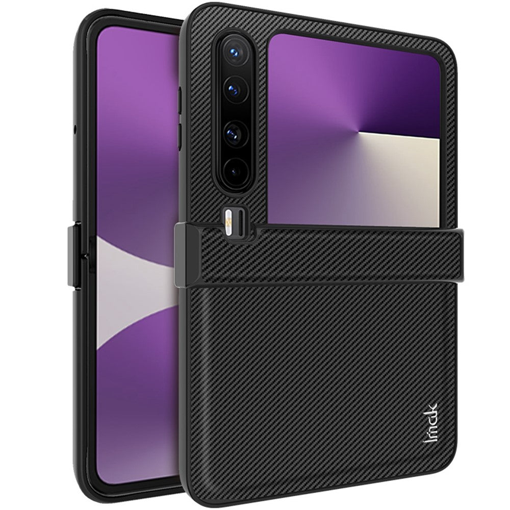 IMAK Ruiyi Series for Huawei Pura X Case  Carbon Fiber Texture Leather + PC Phone Cover