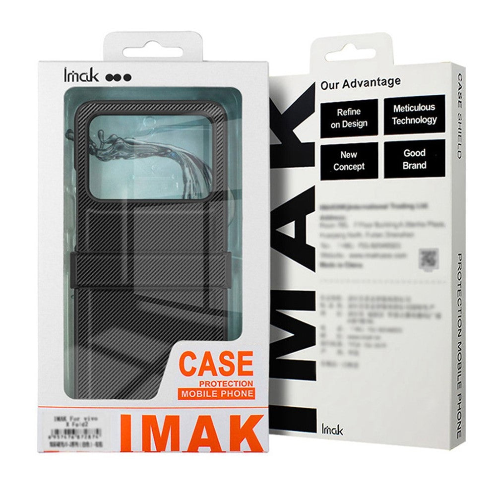 IMAK Ruiyi Series for Huawei Pura X Case  Carbon Fiber Texture Leather + PC Phone Cover