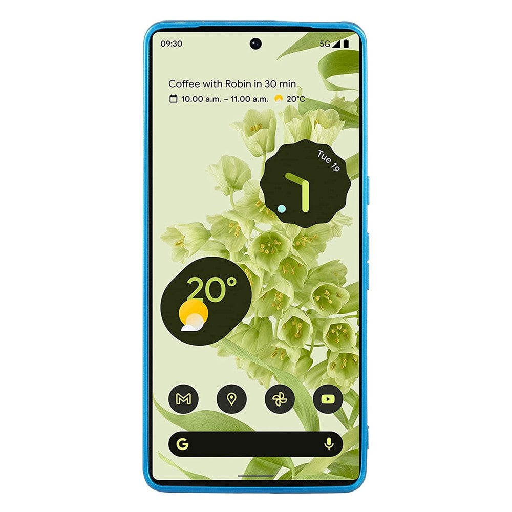 Til Google Pixel 7 Pro 5G Skinnende Glitter Pailletter Telefon Beskyttelsescover Elektropletteret TPU-ramme Hårdt PC-bagcover