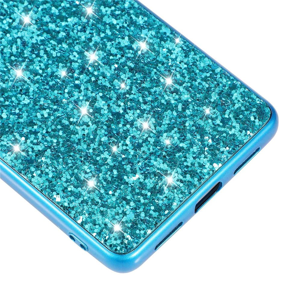 Til Google Pixel 7 Pro 5G Skinnende Glitter Pailletter Telefon Beskyttelsescover Elektropletteret TPU-ramme Hårdt PC-bagcover
