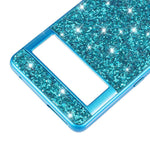 Til Google Pixel 7 Pro 5G Skinnende Glitter Pailletter Telefon Beskyttelsescover Elektropletteret TPU-ramme Hårdt PC-bagcover