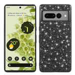 Til Google Pixel 7 Pro 5G Skinnende Glitter Pailletter Telefon Beskyttelsescover Elektropletteret TPU-ramme Hårdt PC-bagcover
