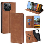 For Xiaomi Redmi Note 14 4G (164.84mm) Case Card Holder PU Leather Magnetic Closing Phone Cover