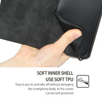 For Honor X8c 4G Case Card Holder PU Leather Magnetic Closing Phone Cover