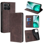For Honor X8c 4G Case Card Holder PU Leather Magnetic Closing Phone Cover