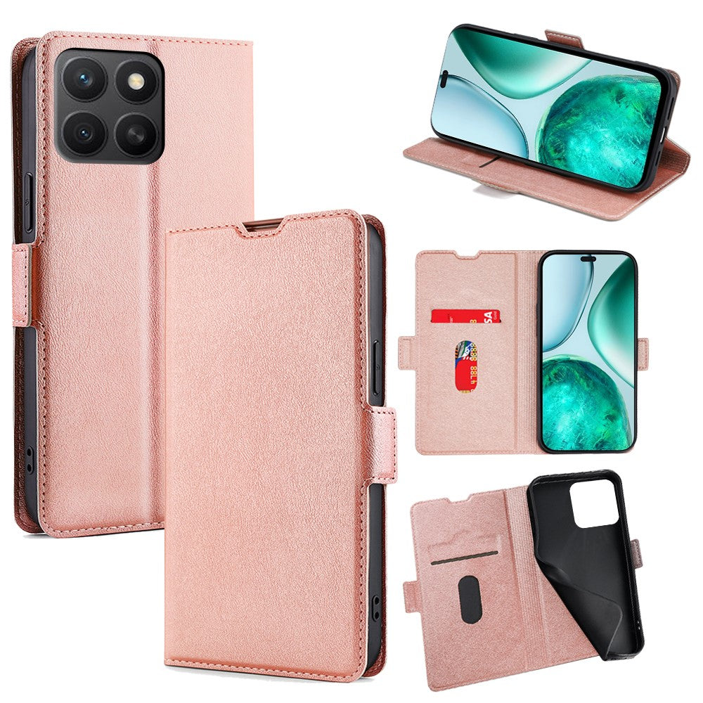 Til Honor X8c 4G Etui Kortholder PU Læder Telefoncover