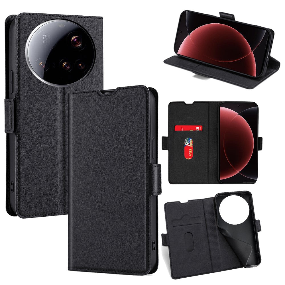 For Xiaomi 15 Ultra Case Card Holder PU Leather Phone Cover