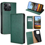 For Xiaomi Redmi Note 14 4G (164.84mm) Case Wallet PU Leather Magnetic Auto-Absorbed Phone Cover