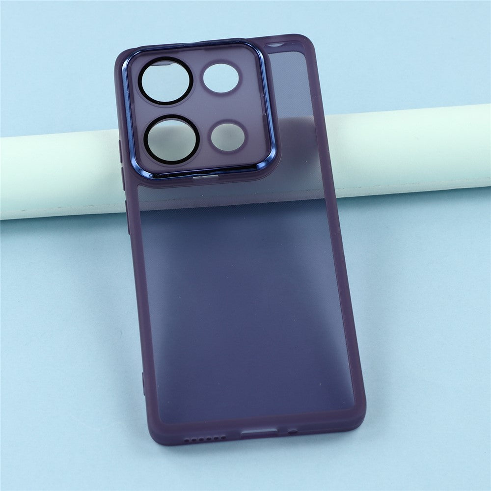 For Xiaomi Redmi Note 14S 4G Case Electroplated Camera Frame TPU Phone Cover