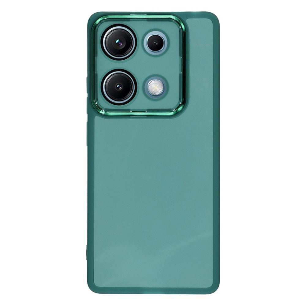 For Xiaomi Redmi Note 14S 4G Case Electroplated Camera Frame TPU Phone Cover