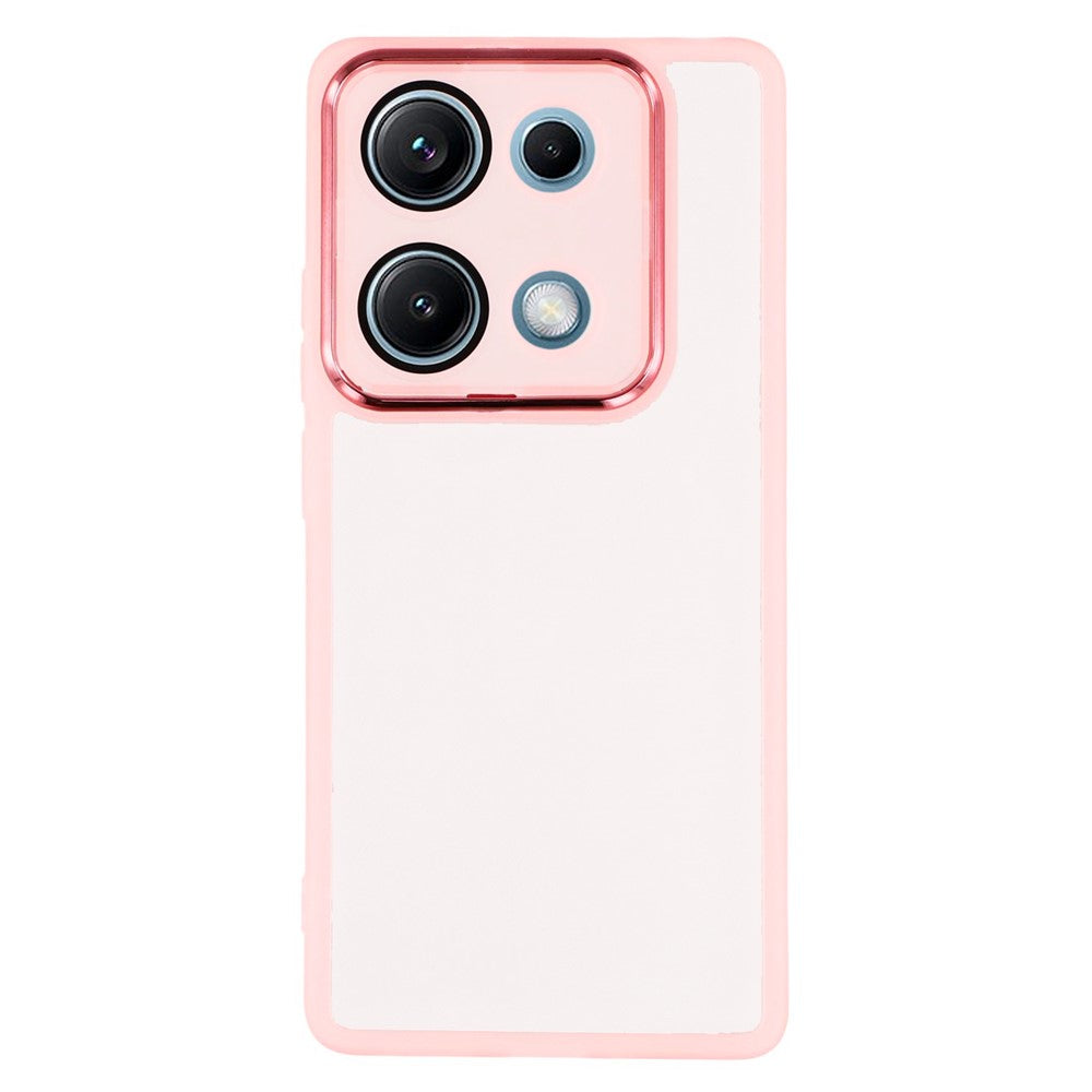 For Xiaomi Redmi Note 14S 4G Case Electroplated Camera Frame TPU Phone Cover