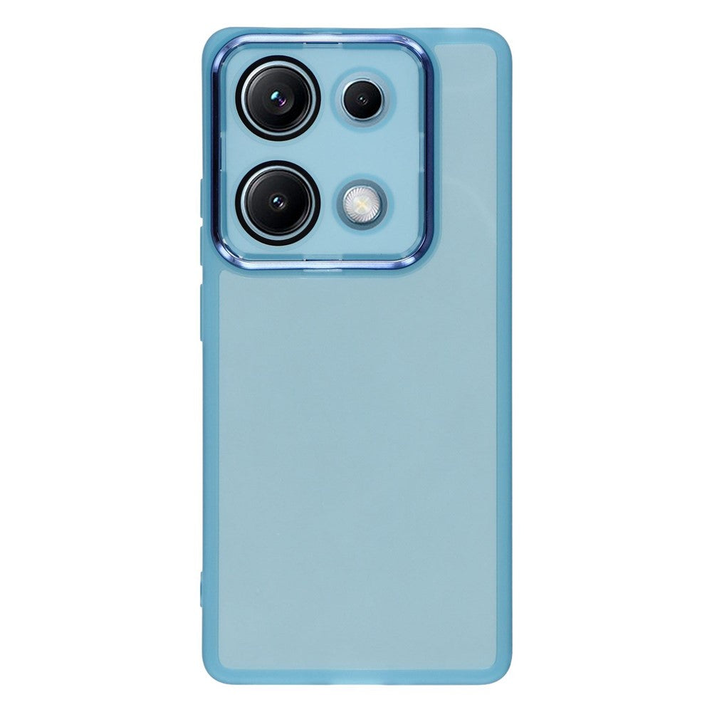 For Xiaomi Redmi Note 14S 4G Case Electroplated Camera Frame TPU Phone Cover