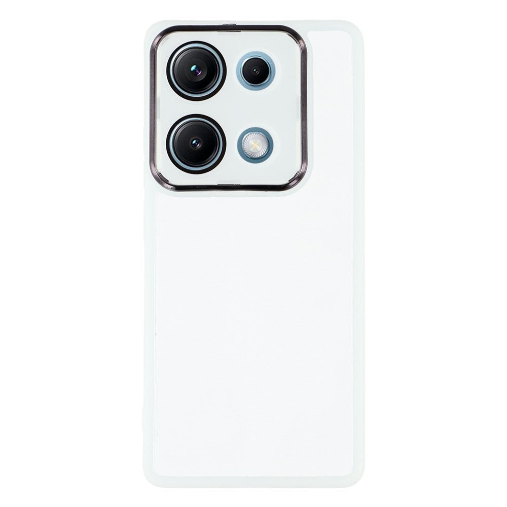 For Xiaomi Redmi Note 14S 4G Case Electroplated Camera Frame TPU Phone Cover