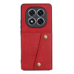 For Xiaomi Redmi Note 14 Pro 4G Case with Card Slots Kickstand Leather + TPU Phone Cover