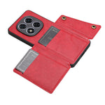 For Xiaomi Redmi Note 14 Pro 4G Case with Card Slots Kickstand Leather + TPU Phone Cover