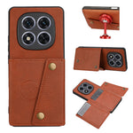 For Xiaomi Redmi Note 14 Pro 4G Case with Card Slots Kickstand Leather + TPU Phone Cover
