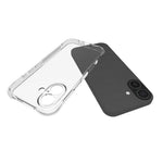 For iPhone 17 TPU Phone Case Non Slip Transparent Mobile Phone Cover