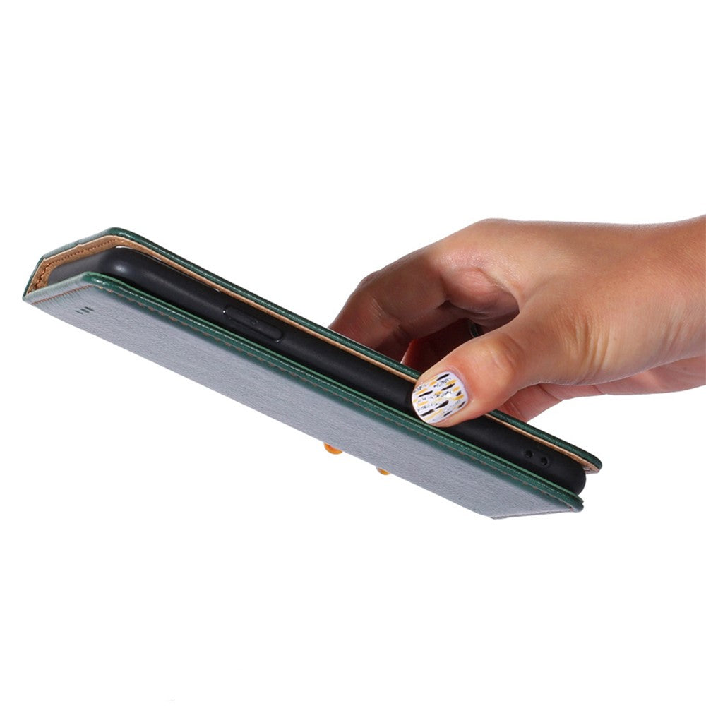 For Xiaomi Redmi A1 4G / A2 4G PU Leather Magnetic Auto Closing Phone Case Wallet Stand Protective Cover